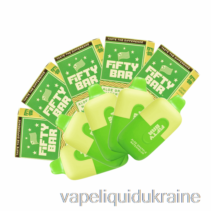 Vape Liquid Ukraine [10-Pack] Fifty Bar 6500 Disposable